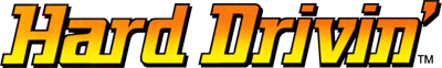 Hard Drivin' logo for ZX Spectrum